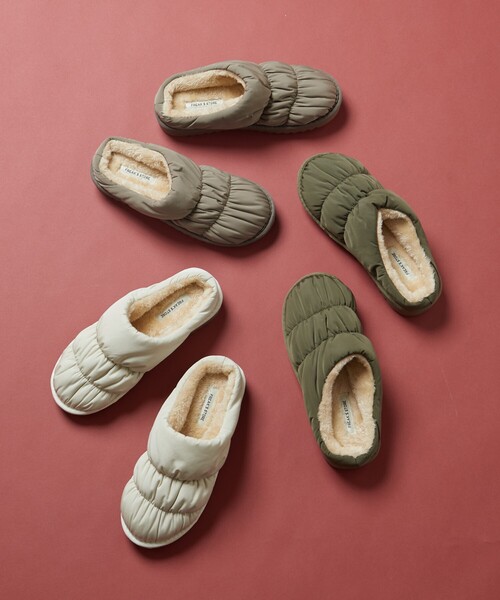 FREAK'S STORE(フリークスストア)の「限定展開 キルティングモックシューズ(その他シューズ・レディース・ブラック/オリーブ/ベージュ/ナチュラル・38/37/36)」の8枚目の写真