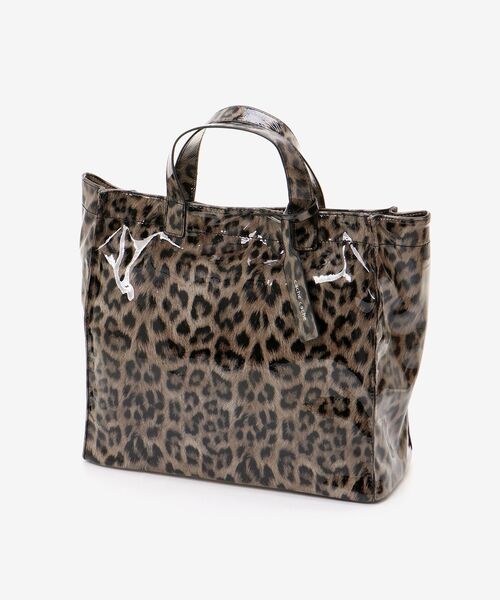 トートバッグ [LE CONCEPT] Noir Bloom Square Bag WEB限定／トートバッグ／Ciel de L'amour／フェイクレザー