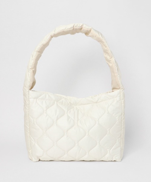 SENSE OF PLACE by URBAN RESEARCH（センスオブプレイスバイアーバンリサーチ）の「ナイロンキルトビッグショルダー（ショルダーバッグ・メンズ・ブルー/ブラック/オフホワイト/パープル・ONE）」の2枚目の写真