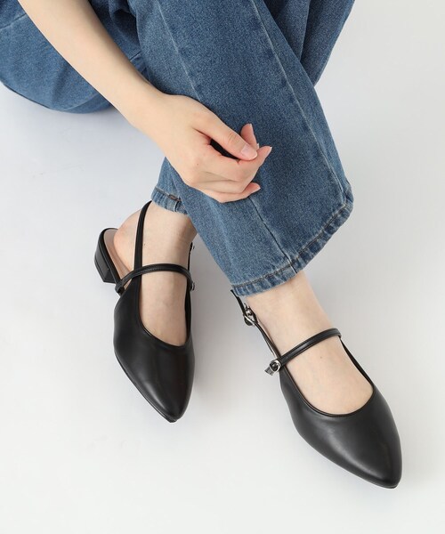 ESPERANZA(エスペランサ)の「バックストラップフラットパンプス(パンプス・レディース・アイボリー/ブラック・S/M/L/LL)」の11枚目の写真