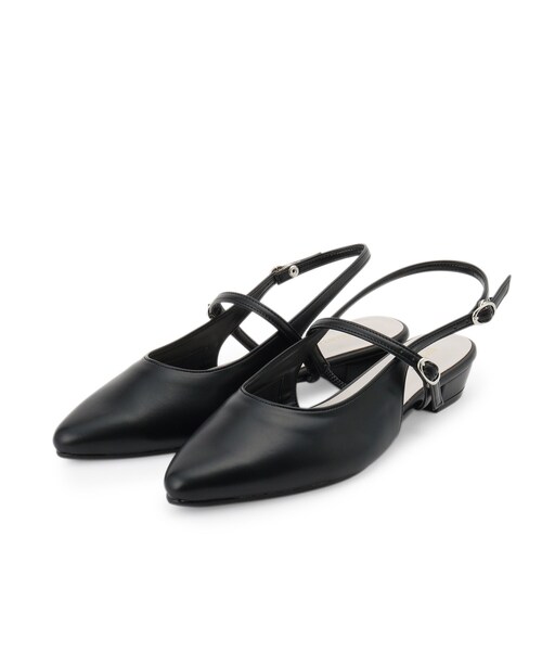 ESPERANZA(エスペランサ)の「バックストラップフラットパンプス(パンプス・レディース・アイボリー/ブラック・S/M/L/LL)」の12枚目の写真