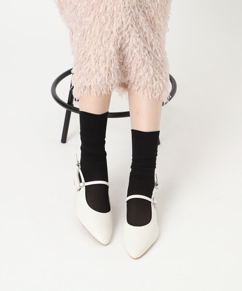 ESPERANZA(エスペランサ)の「バックストラップフラットパンプス(パンプス・レディース・アイボリー/ブラック・S/M/L/LL)」の22枚目の写真