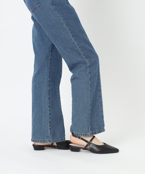 ESPERANZA(エスペランサ)の「バックストラップフラットパンプス(パンプス・レディース・アイボリー/ブラック・S/M/L/LL)」の16枚目の写真