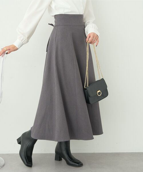 earth music&ecology（アースミュージックアンドエコロジー）の「バックレースアップスカート（スカート・レディース・ブラウン/グレー/ブラック/アイボリー・S/M）」の16枚目の写真