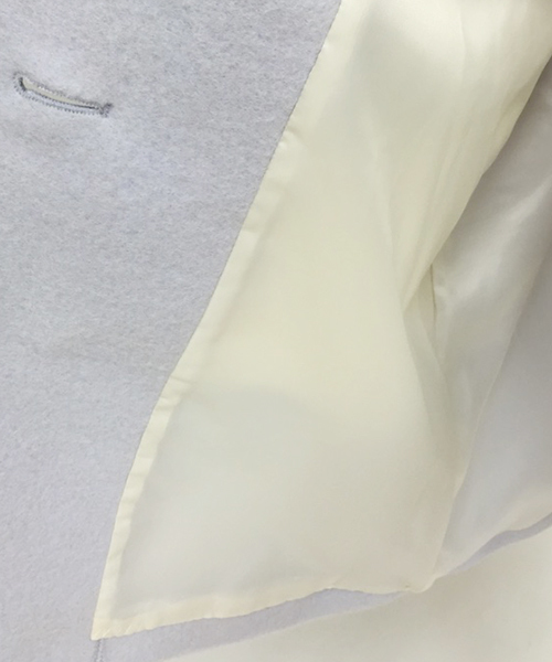 one after another NICE CLAUP（ワンアフターアナザーナイスクラップ）の「【Ray1月号掲載 ナイスクラップ】ウールチェスターコート（チェスターコート・レディース・サックスブルー/キャメル/グレー/ブラック・MEDIUM/LARGE）」の11枚目の写真