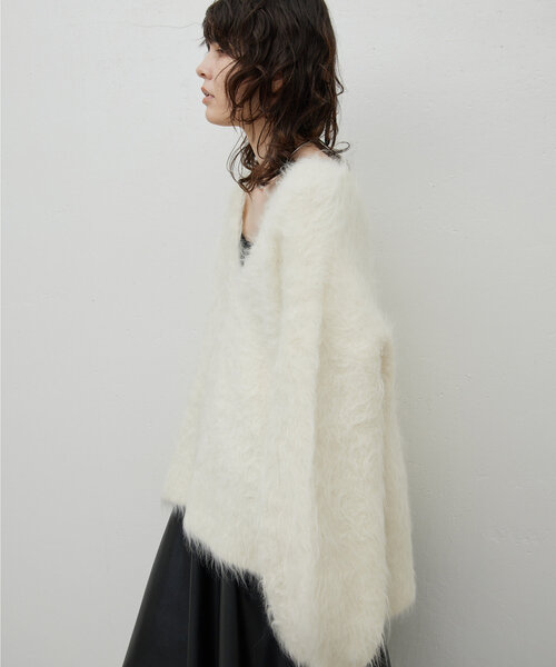 GALLARDAGALANTE（ガリャルダガランテ）の「スーリーアルパカプルオーバー（ニット/セーター・レディース・ホワイト/ブルー・FREE）」の5枚目の写真