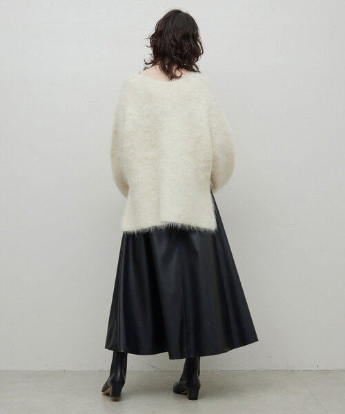 GALLARDAGALANTE（ガリャルダガランテ）の「スーリーアルパカプルオーバー（ニット/セーター・レディース・ホワイト/ブルー・FREE）」の10枚目の写真