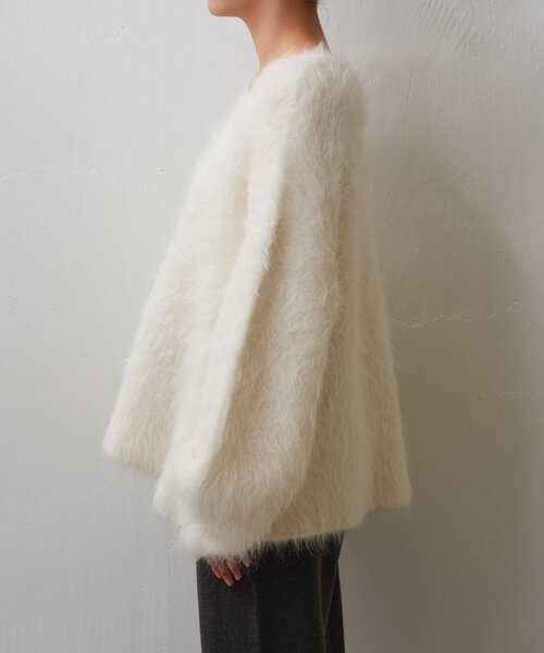 GALLARDAGALANTE（ガリャルダガランテ）の「スーリーアルパカプルオーバー（ニット/セーター・レディース・ホワイト/ブルー・FREE）」の20枚目の写真