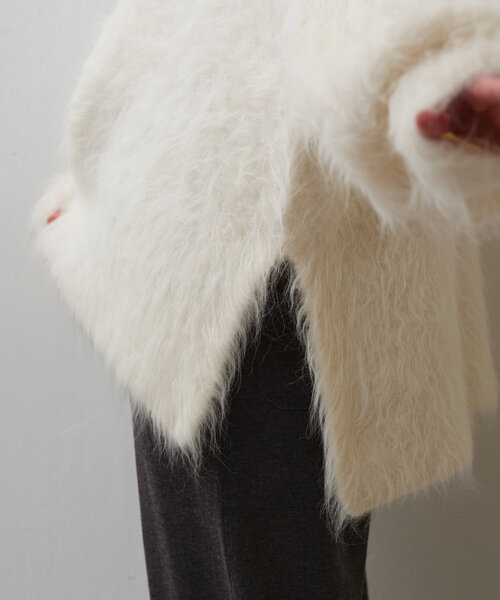 GALLARDAGALANTE（ガリャルダガランテ）の「スーリーアルパカプルオーバー（ニット/セーター・レディース・ホワイト/ブルー・FREE）」の22枚目の写真