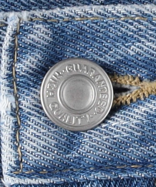 Right-on（ライトオン）の「タックバギーデニムパンツ（デニムパンツ・レディース・ライトインディゴブルー・S/M/L/XL）」の12枚目の写真