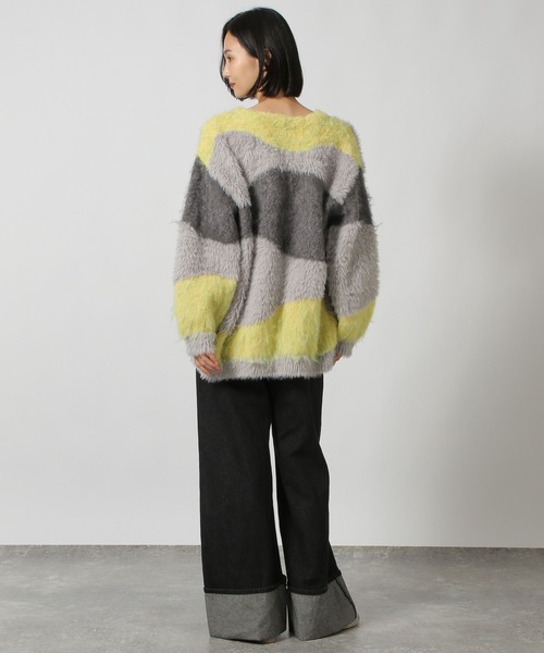 LAKOLE(ラコレ)の「インターシャ配色カーディガン / 150985(カーディガン/ボレロ・レディース・ブルー/イエロー/ピンク・FREE)」の18枚目の写真