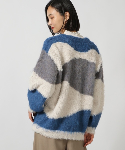 LAKOLE(ラコレ)の「インターシャ配色カーディガン / 150985(カーディガン/ボレロ・レディース・ブルー/イエロー/ピンク・FREE)」の15枚目の写真