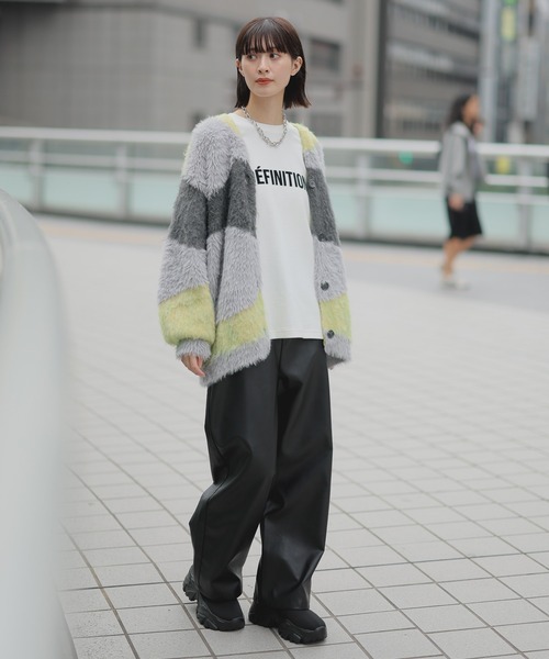 りょうよんsama. exclusive use セール】インターシャ配色カーディガン / 150985（カーディガン