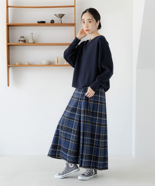 studio CLIP（スタディオクリップ）の「【3シーズンシリーズ】12ゲージアソートドルマンプルオーバー（ニット/セーター・レディース・オフホワイト/ネイビー/マスタード/ライトグレー/レッド/ライトグリーン・FREE）」の22枚目の写真