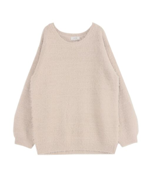 EATME(イートミー)の「フワフワフェザーチュニック(ニット/セーター・レディース・イエロー/ベージュ/ピンク/オフホワイト・FREE)」の14枚目の写真