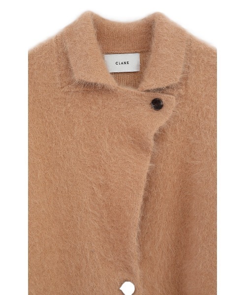 CLANE（クラネ）の「ANGOLA TAILORED KNIT JACKET（テーラードジャケット・レディース・ブラック/ベージュ・1/2）」の16枚目の写真