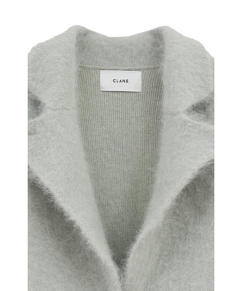 CLANE（クラネ）の「ANGOLA TAILORED KNIT JACKET（テーラードジャケット・レディース・ブラック/ベージュ・1/2）」の21枚目の写真