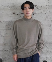  (Never) Acquiesce（ネバーアクイース）の「ミラノリブニットソーモックネックニットソー（Tシャツ/カットソー）」