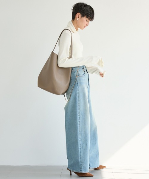 BARNYARDSTORM（バンヤードストーム）の「BARNYARDSTORM / ベアテレコハイネックプルオーバー（Tシャツ/カットソー・レディース・ブラック/オフホワイト/チャコール・1/0）」の21枚目の写真