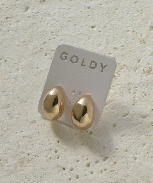 GOLDY(ゴールディ)の「【GOLDY】ミニ メタル ドロップ ピアス 1230208(ピアス(両耳用)・レディース・ゴールド/シルバー系その他/シルバー/ゴールド系その他2・FREE)」の1枚目の写真