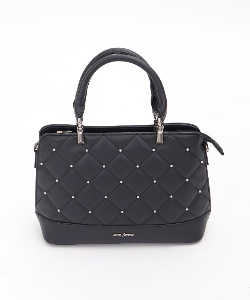 axes femme（アクシーズファム）の「パール×キルトデザインバッグ（ボストンバッグ・レディース・ブルー/ブラック・FREE）」の15枚目の写真