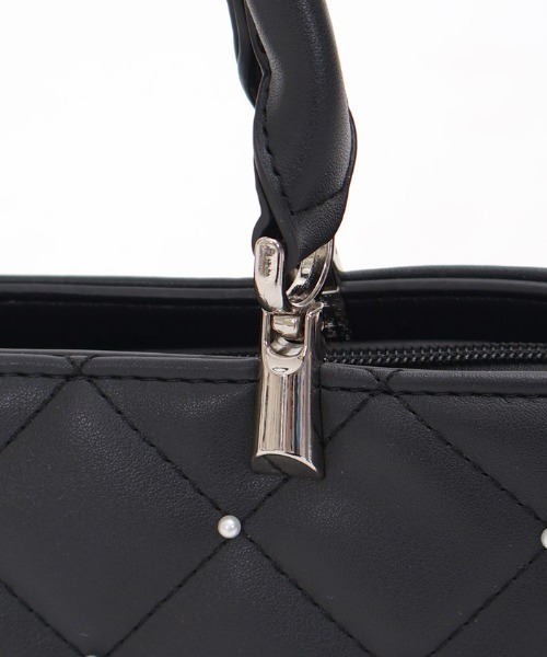 axes femme（アクシーズファム）の「パール×キルトデザインバッグ（ボストンバッグ・レディース・ブルー/ブラック・FREE）」の21枚目の写真