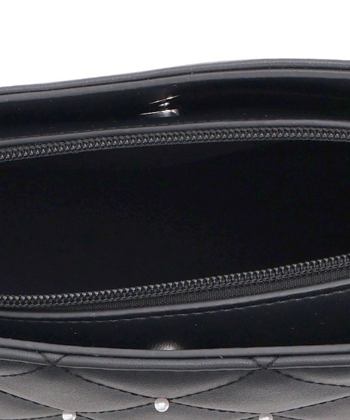 axes femme（アクシーズファム）の「パール×キルトデザインバッグ（ボストンバッグ・レディース・ブルー/ブラック・FREE）」の3枚目の写真