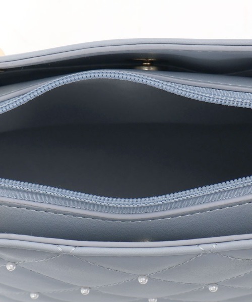 axes femme（アクシーズファム）の「パール×キルトデザインバッグ（ボストンバッグ・レディース・ブルー/ブラック・FREE）」の13枚目の写真