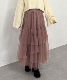 archives | ランダムフリルチュールティアードスカート(スカート)
