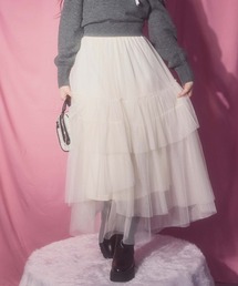 archives | ランダムフリルチュールティアードスカート(スカート)