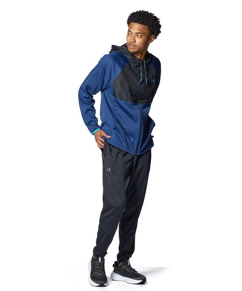 UNDER ARMOUR（アンダーアーマー）の「UAアーマーフリース マックス ジョガーパンツ（トレーニング/メンズ）（その他パンツ・メンズ・ブラック・3XL/S/XL/L/2XL/M）」の2枚目の写真