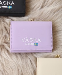 VASKA by moz（ヴェスカ バイ モズ）の「VASKA by moz　ﾎﾟﾘ刺繍ｶﾞﾏ口ﾐﾆ財布（財布）」