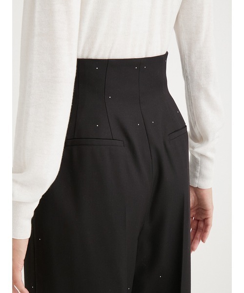 CELFORD セルフォード パンツ 黒　36 センタータックワイドパンツ(ロングパンツ)｜PANTS（パンツ