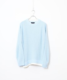 WS select オーバーサイズレイヤードニット