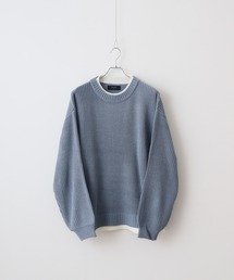 WS select オーバーサイズレイヤードニット