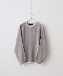 WS select オーバーサイズレイヤードニット