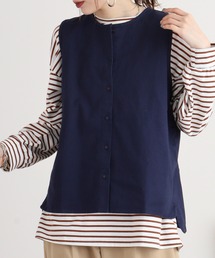 EMAGO 丘の上刺繍ベスト