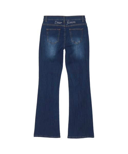 セール】STUDDED FLARE DENIM PANTS/スタッズフレアデニムパンツ