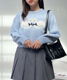 AS KNOW AS plus | ◇モチーフニットプルオーバー(ニット/セーター)