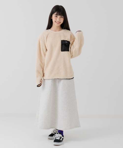 ★タグ付き 未使用 liten トレーナー リテン スウェット BLUEEAST トレーナー スウェット リボンコード刺繍スウェット
