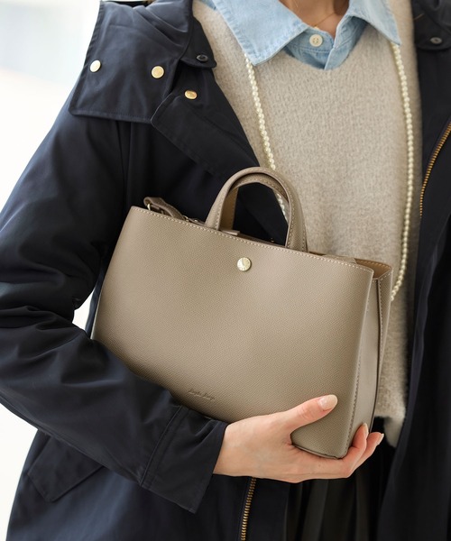 Legato Largo（レガートラルゴ）の「【Legato Largo/レガートラルゴ】たすかるっかばんミニショルダーバッグ（ショルダーバッグ・レディース・ブラック/ベージュ/グリーン・FREE）」の7枚目の写真