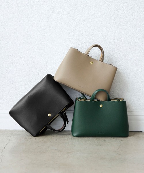 Legato Largo（レガートラルゴ）の「【Legato Largo/レガートラルゴ】たすかるっかばんミニショルダーバッグ（ショルダーバッグ・レディース・ブラック/ベージュ/グリーン・FREE）」の9枚目の写真