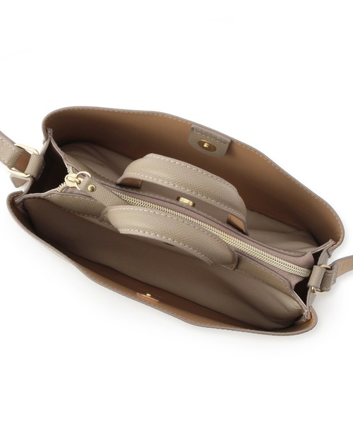 Legato Largo（レガートラルゴ）の「【Legato Largo/レガートラルゴ】たすかるっかばんミニショルダーバッグ（ショルダーバッグ・レディース・ブラック/ベージュ/グリーン・FREE）」の19枚目の写真