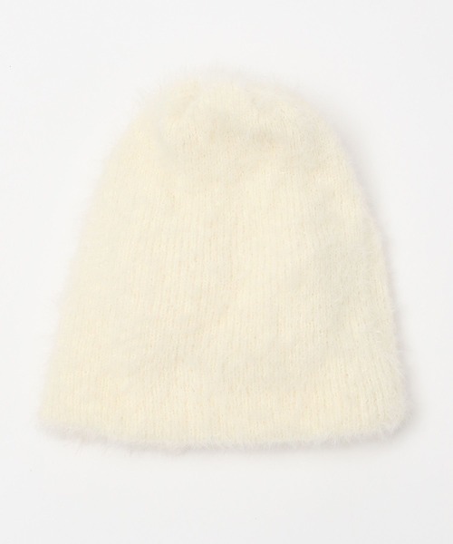 Heather（ヘザー）の「ラメニットビーニー　286163（ニットキャップ/ビーニー・レディース・ブラック/アイボリー・ONE SIZE）」の8枚目の写真