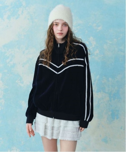 Heather（ヘザー）の「ラメニットビーニー　286163（ニットキャップ/ビーニー・レディース・ブラック/アイボリー・ONE SIZE）」の9枚目の写真