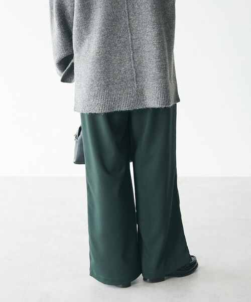 CRAFT STANDARD BOUTIQUE(クラフトスタンダードブティック)の「イージーケアベイカーワイドパンツ(その他パンツ・レディース・グリーン/ベージュ/ブラック・L/M)」の15枚目の写真