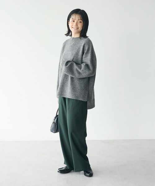CRAFT STANDARD BOUTIQUE(クラフトスタンダードブティック)の「イージーケアベイカーワイドパンツ(その他パンツ・レディース・グリーン/ベージュ/ブラック・L/M)」の16枚目の写真