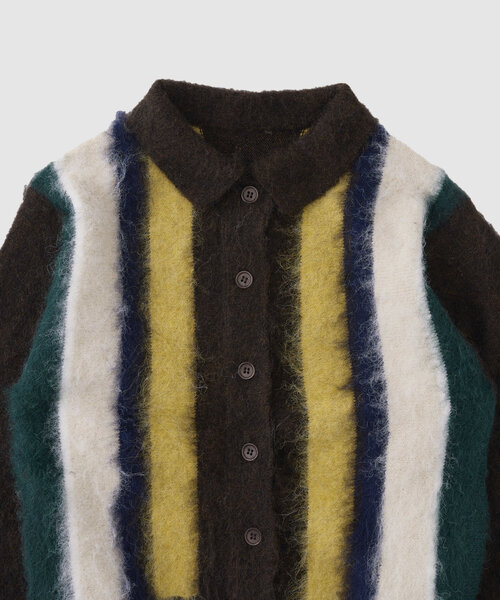 WHO'S WHO gallery(フーズフーギャラリー)の「スクール起毛カーデ(カーディガン/ボレロ・レディース・ブラウン/ブラック/グレー/オフホワイト・FREE)」の12枚目の写真