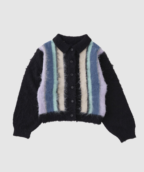 WHO'S WHO gallery(フーズフーギャラリー)の「スクール起毛カーデ(カーディガン/ボレロ・レディース・ブラウン/ブラック/グレー/オフホワイト・FREE)」の13枚目の写真