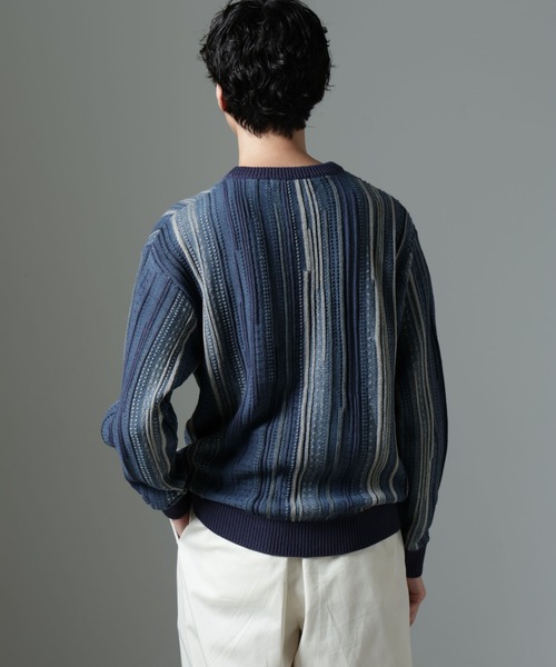 セール】ジャガードヴィンテージライクニット（ニット/セーター